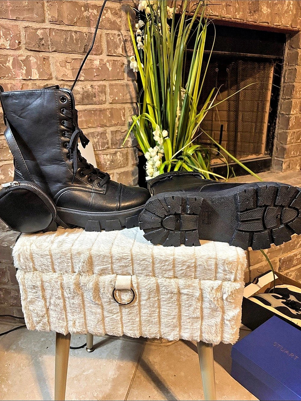Cape Robbin Monalisa Combat Boots Black US 10 - Picture 2 of 4